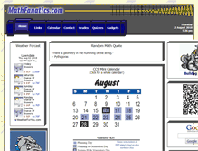 Tablet Screenshot of mathfanatics.com